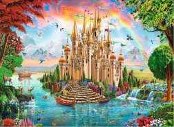 Puzzle château arc-en-ciel Ravensburger 100 pièces