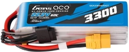 Batterie Lipo Gens Ace G-Tech 3300mAh 22,2V 60C 6S1P avec connecteur XT90