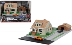 Nanodiorama Fast & Furious Maison de Toretto avec petites voitures
