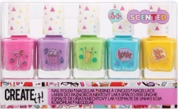 coffret de vernis à ongles parfumés 5 pcs – séchage rapide, longue tenue, fini brillant