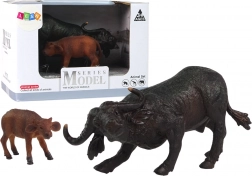 Figurines buffle et veau – animaux africains pour le zoo