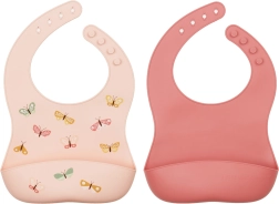 A Little Lovely Company set de bavoirs en silicone pour enfants – Papillons