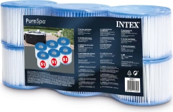 Filtres S1 lot de 6 pièces pour Pure SPA INTEX 29011