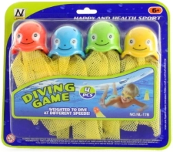 Poulpes de plongée – set de 4 pièces