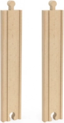 rails droites en bois 2 pcs