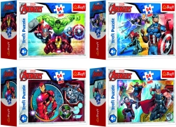 Minipuzzle Avengers 54 pièces dans la boîte