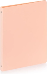 Classeur à anneaux A4 abricot PASTELINI