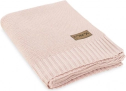 Couverture tricotée pour enfants MoMi HUG rose