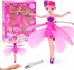 Fée volante – poupée interactive avec capteur de paume et lumière 19 cm - 1 pièce