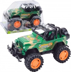Grande voiture tout-terrain militaire pour enfants – verte