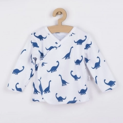 Chemise en coton pour bébé Nicol Ivo bleue, taille 68 (4–6 mois)
