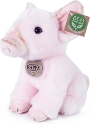 Cochon en peluche assis 20 cm ECO-FRIENDLY