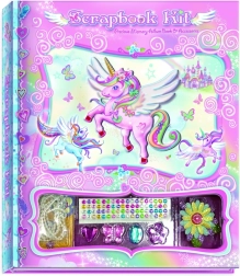 Coffret journal avec décorations Licorne