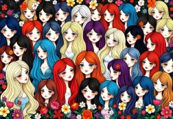 Puzzle Alipson Dames du jardin secret 1000 pièces