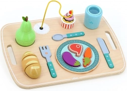 Vilac Plateau d’activités en bois avec aliments