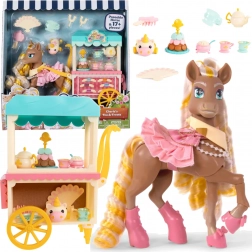 Wild Manes Cherie – chariot à thé avec accessoires, figurine poney