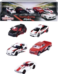 Coffret cadeau de petites voitures TOYOTA Racing 5 pcs 1:64