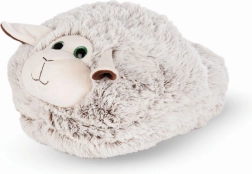 Pantoufle chauffe-pieds en peluche Cozy Noxxiez mouton