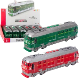 Jouet train avec effets de lumière, de son et de vapeur