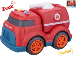 Camion de pompiers avec lumière et son 17 cm