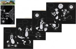 Gravure à gratter La Petite Taupe et ses amis