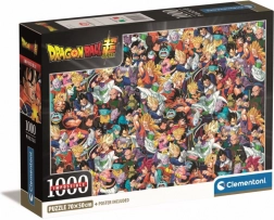 Puzzle 1000 pièces Dragon Ball - Clementoni