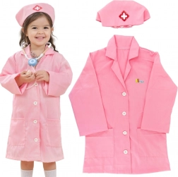 costume rose d’infirmière pour enfant avec coiffe VIGA
