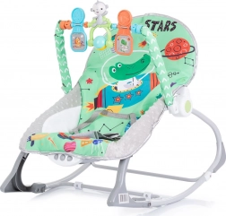 Transat vibrant pour bébés 2-en-1 Baby Spa Green