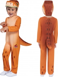 Costume enfant JURASSIC WORLD T‑Rex 3–4 ans (100–107 cm)