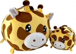 Girafe en peluche maman et bébé 20 et 40 cm
