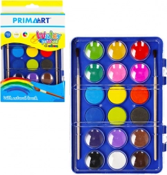 aquarelles avec pinceaux en coffret