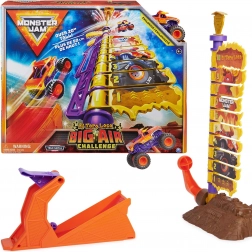 Monster Jam El Toro Loco Big Air Challenge rampe avec lanceur et voiture
