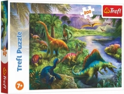 Puzzle Trefl dinosaures prédateurs 200 pièces