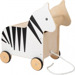 boîte de rangement mobile pour jouets Zebra Wildlife small foot