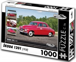 puzzle retro-auta Škoda 1201 – 1000 pièces