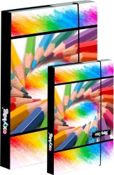 OXYBAG boîte pour cahiers A4 + A5 crayons de couleur