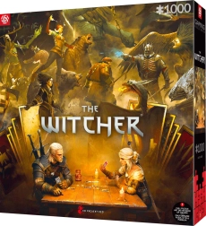Puzzle The Witcher : partie de Gwent 1000 pièces