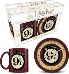Coffret cadeau avec horloge et réveil Harry Potter