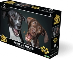 Puzzle 3D chiens 100 pièces