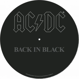 Tapis de platine vinyle AC/DC Back in Black