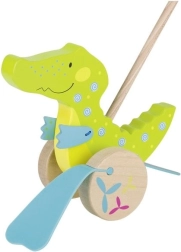 Crocodile en bois à pousser GOKI