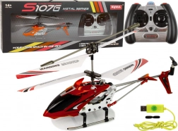 Hélicoptère RC avec gyroscope SYMA S107G rouge
