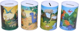 Tirelire avec motif dinosaures 7 × 10,5 cm