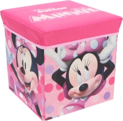 Boîte de rangement pliante et tabouret Minnie Mouse Cozy Noxxiez