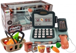 Caisse enregistreuse pour enfants avec microphone, sons et terminal de paiement