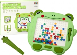 Tableau magnétique éducatif Grenouille Stylet Pad Puzzle Perles Vertes