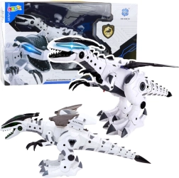 Dinosaure robotique avec lumières et sons à piles