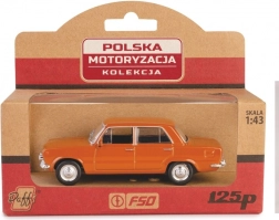 Modèle métallique PRL Fiat 125p à l’échelle 1:43 – marron