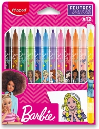feutres Barbie 12 pcs MAPED