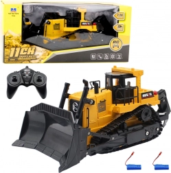Bulldozer RC télécommandé 1:16 – jaune